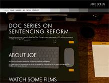 Tablet Screenshot of joewein.com